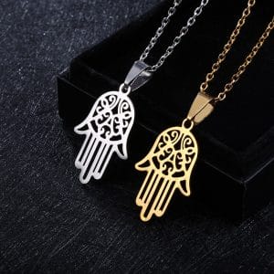 Hamsa Gümüş Kolye