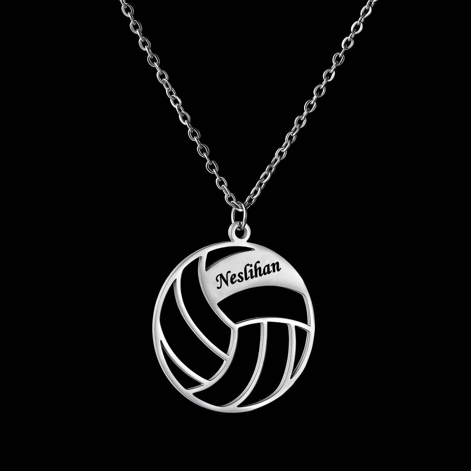 925 Ayar Gümüş Voleybol Topu Kolye 925 Ayar Gümüş Voleybol Topu Kolye