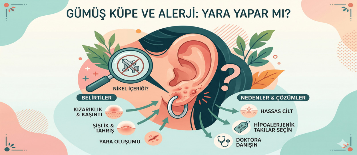 Gümüş Küpe Alerji Yapar mı?